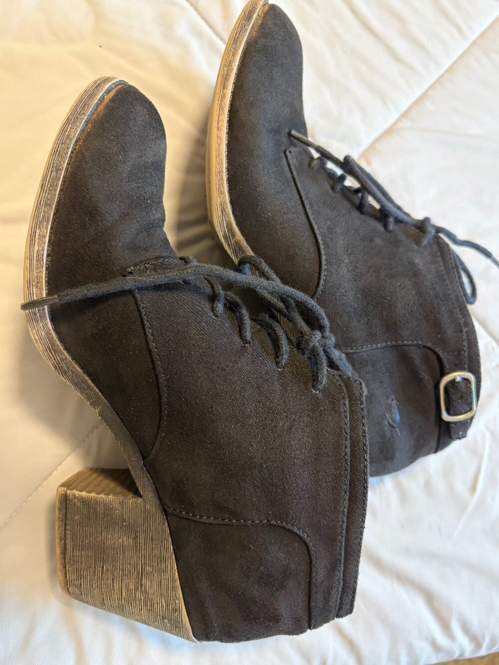 Black Fabric Rocket Dog - Ankle Booties
